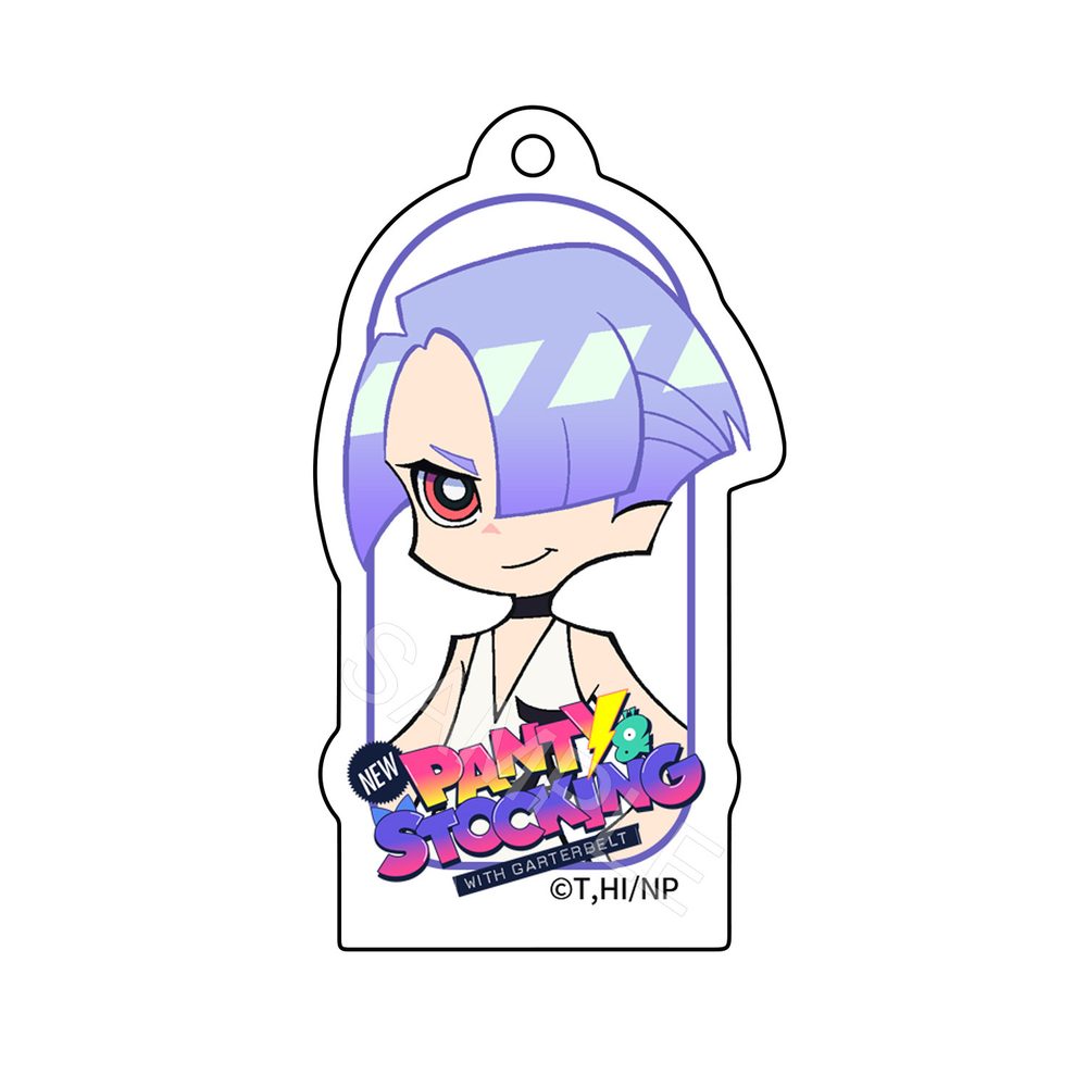 AFORCE×DRAGON HORSE New PANTY & STOCKING with GARTERBELT アクリルキーホルダー ポリエステル (AFORCE x DRAGON HORSE "NEW PANTY & STOCKING WITH GARTERBELT" ACRYLIC KEYCHAIN POLYESTER)