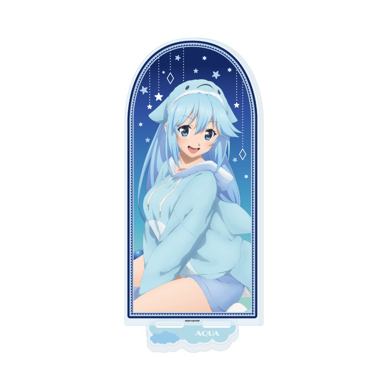 BIGアクリルスタンド この素晴らしい世界に祝福を!3 01 アクア アニマルパジャマVer.(描き下ろしイラスト) (Big Acrylic Stand "Kono Subarashii Sekai ni Shukufuku wo! 3" 01 Aqua Animal Pajamas Ver. (Original Illustration))