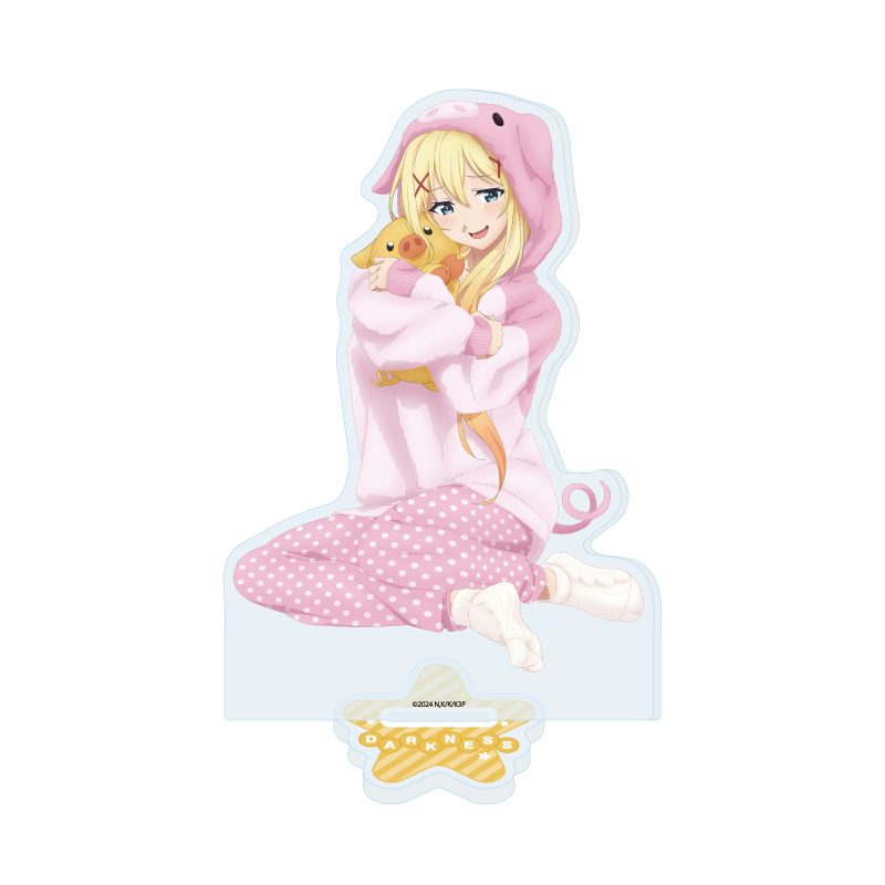 アクリルスタンド この素晴らしい世界に祝福を!3 13 ダクネス アニマルパジャマVer.(描き下ろしイラスト) (Acrylic Stand "Kono Subarashii Sekai ni Shukufuku wo! 3" 13 Darkness Animal Pajamas Ver. (Original Illustration))