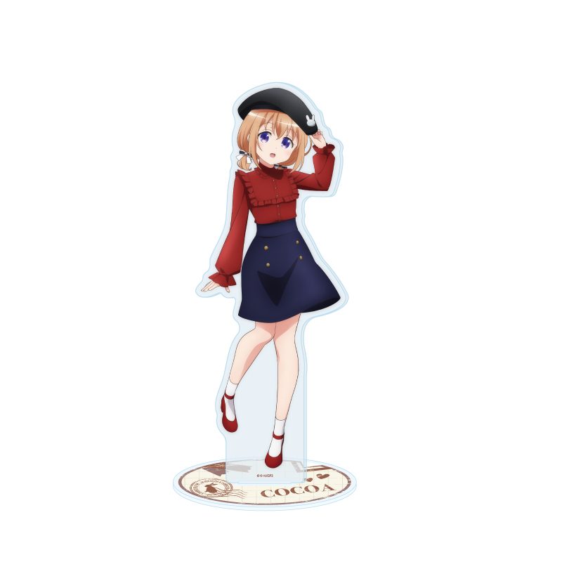 アクリルスタンド ご注文はうさぎですか? BLOOM 25 ココア ベレー帽Ver.(描き下ろしイラスト) (Acrylic Stand "Is the order a rabbit? BLOOM" 25 Cocoa Beret Ver. (Original Illustration))