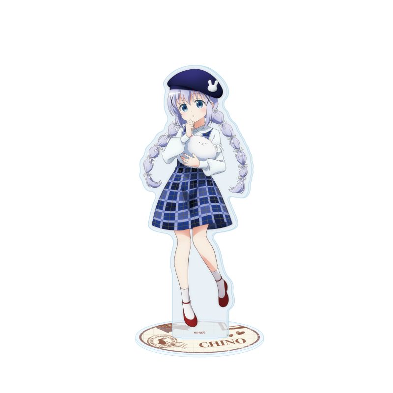 アクリルスタンド ご注文はうさぎですか? BLOOM 26 チノ ベレー帽Ver.(描き下ろしイラスト) (Acrylic Stand "Is the order a rabbit? BLOOM" 26 Chino Beret Ver. (Original Illustration))
