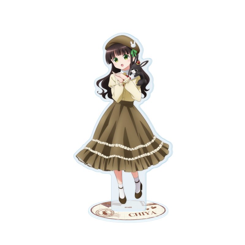 アクリルスタンド ご注文はうさぎですか? BLOOM 28 千夜 ベレー帽Ver.(描き下ろしイラスト) (Acrylic Stand "Is the order a rabbit? BLOOM" 28 Chiya Beret Ver. (Original Illustration))