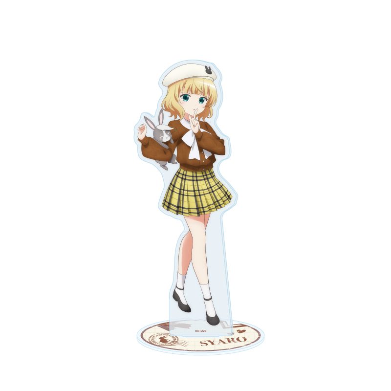アクリルスタンド ご注文はうさぎですか? BLOOM 29 シャロ ベレー帽Ver.(描き下ろしイラスト) (Acrylic Stand "Is the order a rabbit? BLOOM" 29 Syaro Beret Ver. (Original Illustration))