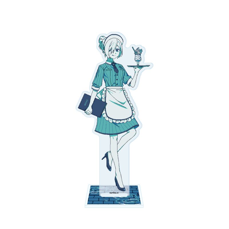 アクリルスタンド 梅雨が明けるまで 03 アメオ(女性Ver.)(描き下ろしイラスト) (Acrylic Stand "Tsuyu ga Akeru Made" 03 Ameo (Female Ver.) (Original Illustration))