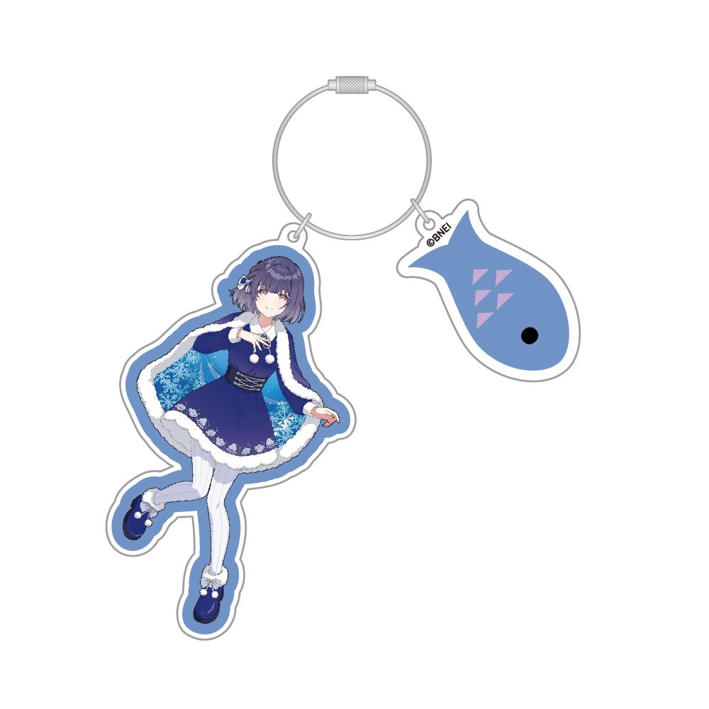 学園アイドルマスター アクリルキーホルダー 秦谷美鈴 初星パラダイスVer. ("Gakuen Idolmaster" Acrylic Key Chain Hataya Misuzu Hatsuboshi Paradise Ver.)