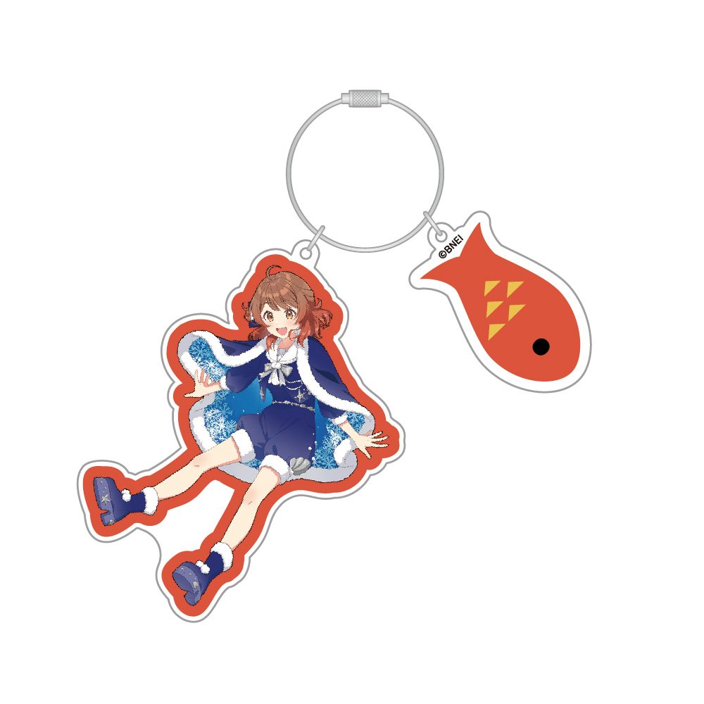 学園アイドルマスター アクリルキーホルダー 花海佑芽 初星パラダイスVer. ("Gakuen Idolmaster" Acrylic Key Chain Hanami Ume Hatsuboshi Paradise Ver.)