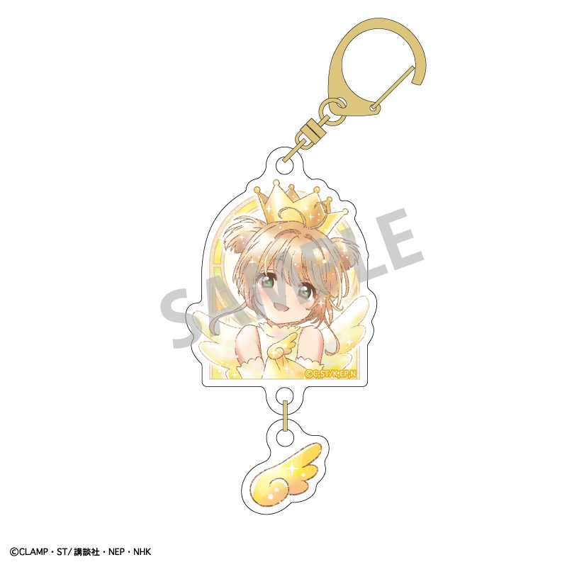 カードキャプターさくら クリアカード編 ダブルパーツアクリルキーホルダー 木之本桜A カミアニTOUCH ("Cardcaptor Sakura: Clear Card Arc" Double Parts Acrylic Key Chain Kinomoto Sakura A KamiAni TOUCH)