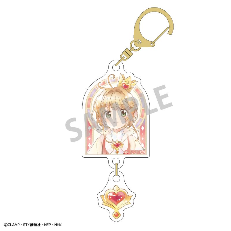 カードキャプターさくら クリアカード編 ダブルパーツアクリルキーホルダー 木之本桜B カミアニTOUCH ("Cardcaptor Sakura: Clear Card Arc" Double Parts Acrylic Key Chain Kinomoto Sakura B KamiAni TOUCH)