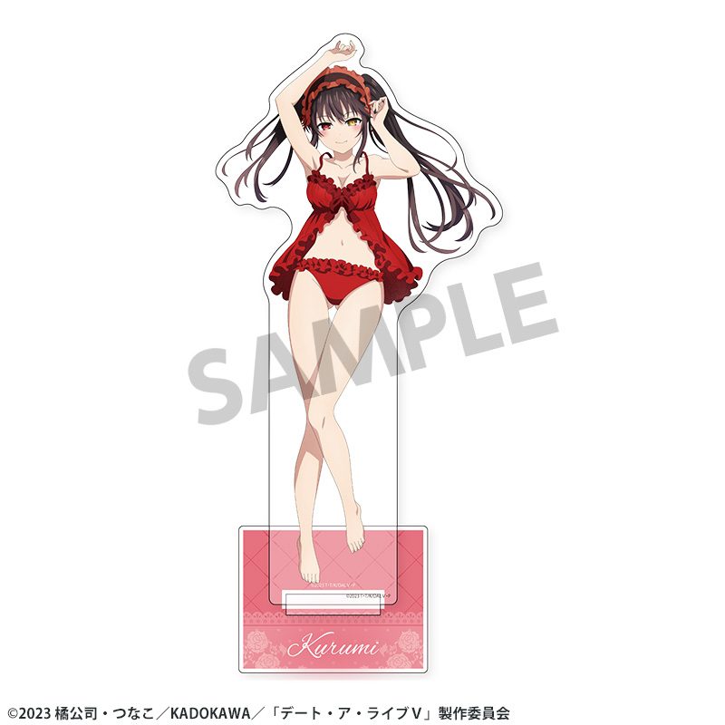 デート・ア・ライブV 描き下ろしBIGアクリルスタンド 時崎狂三 B ("Date A Live V" Original Illustration Big Acrylic Stand Tokisaki Kurumi B)