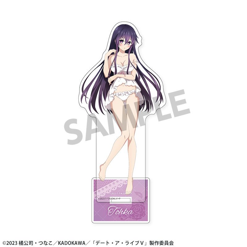 デート・ア・ライブV 描き下ろしアクリルスタンド 夜刀神十香 B ("Date A Live V" Original Illustration Acrylic Stand Yatogami Tohka B)
