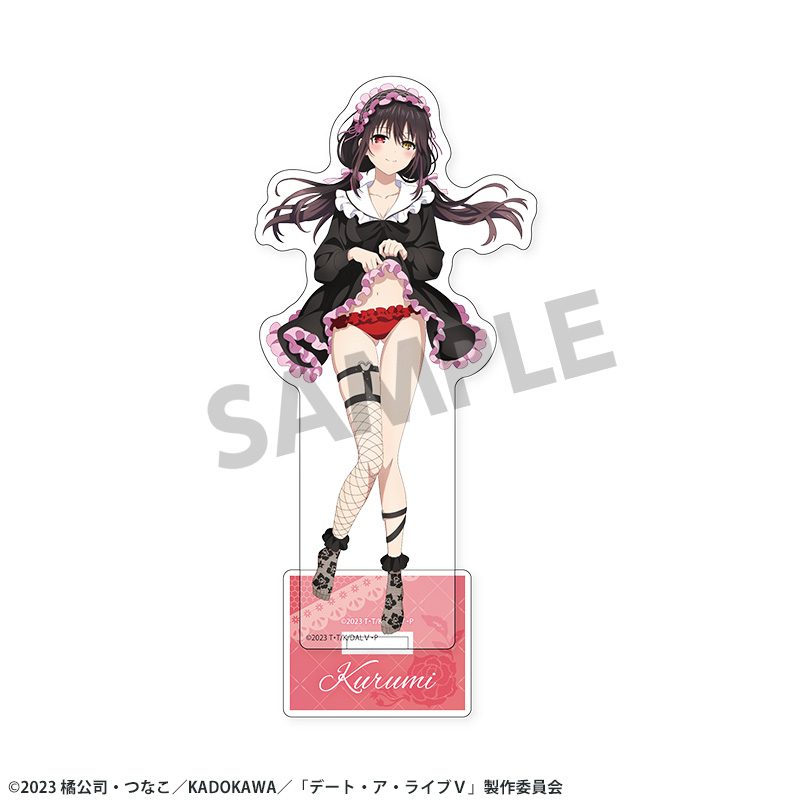 デート・ア・ライブV 描き下ろしアクリルスタンド 時崎狂三 A ("Date A Live V" Original Illustration Acrylic Stand Tokisaki Kurumi A)