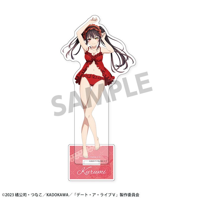 デート・ア・ライブV 描き下ろしアクリルスタンド 時崎狂三 B ("Date A Live V" Original Illustration Acrylic Stand Tokisaki Kurumi B)