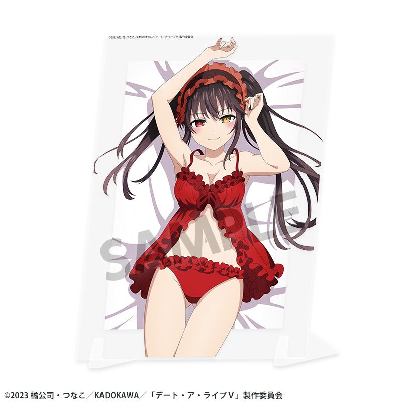 デート・ア・ライブV 描き下ろしビジュアルアクリルプレート 時崎狂三 B ("Date A Live V" Original Illustration Visual Acrylic Plate Tokisaki Kurumi B)