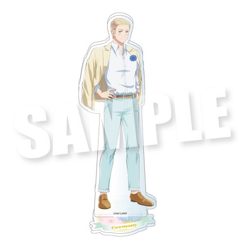 ヘタリア World☆Stars アクリルスタンド パステルフラワーコーデVer. ドイツ ("Hetalia World Stars" Acrylic Stand Pastel Flower Outfit Ver. Germany)