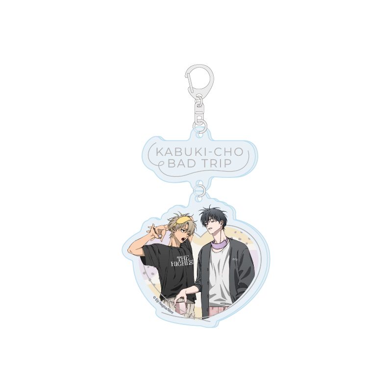 連結アクリルキーホルダー 歌舞伎町バッドトリップ 01 池田&リオ(描き下ろしイラスト) (Linked Acrylic Key Chain "Kabukicho Bad Trip" 01 Ikeda & Rio (Original Illustration))