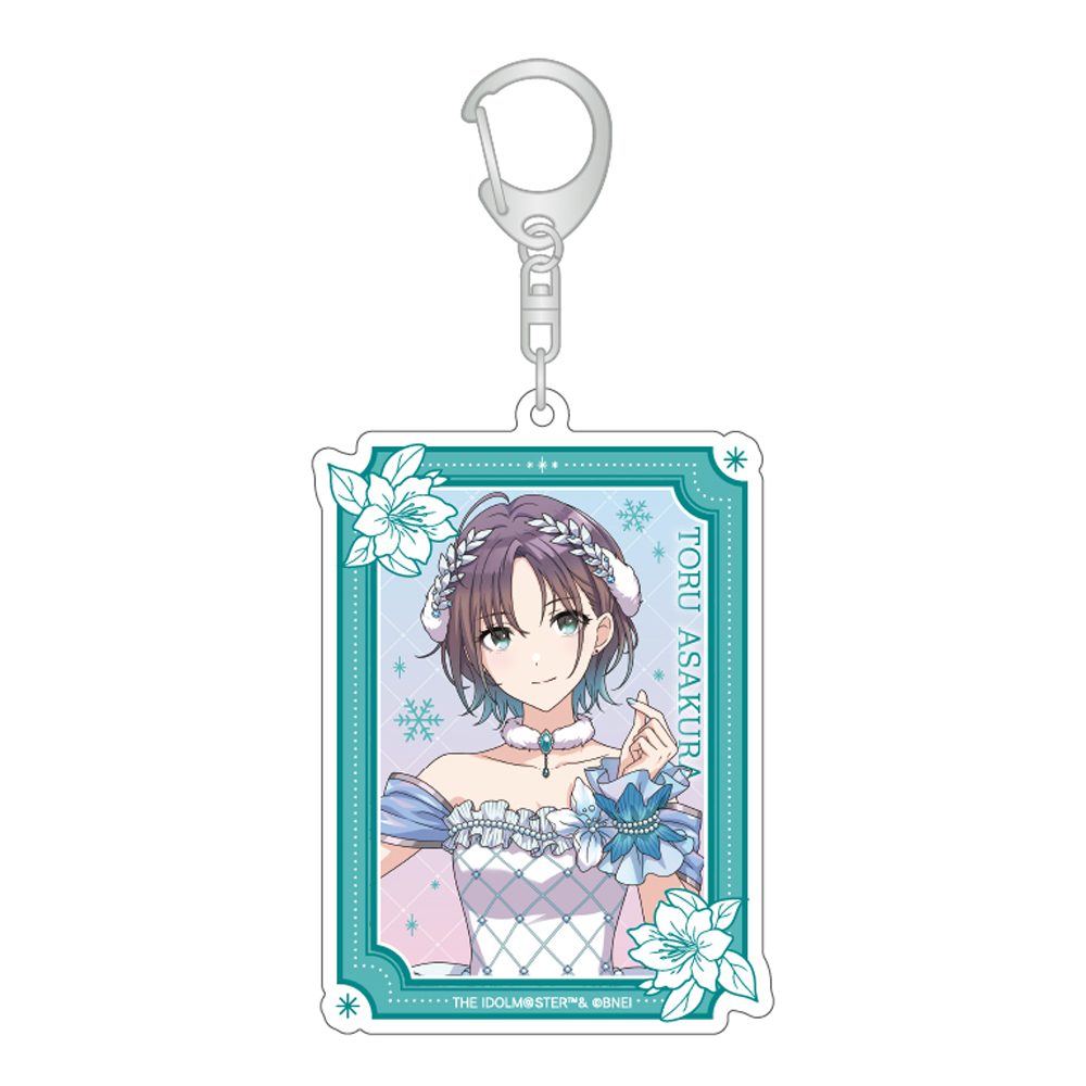 アイドルマスター シャイニーカラーズ アクリルキーホルダー 浅倉透 スノーマジックVer. ("The Idolmaster Shiny Colors" Acrylic Key Chain Asakura Toru Snow Magic Ver.)