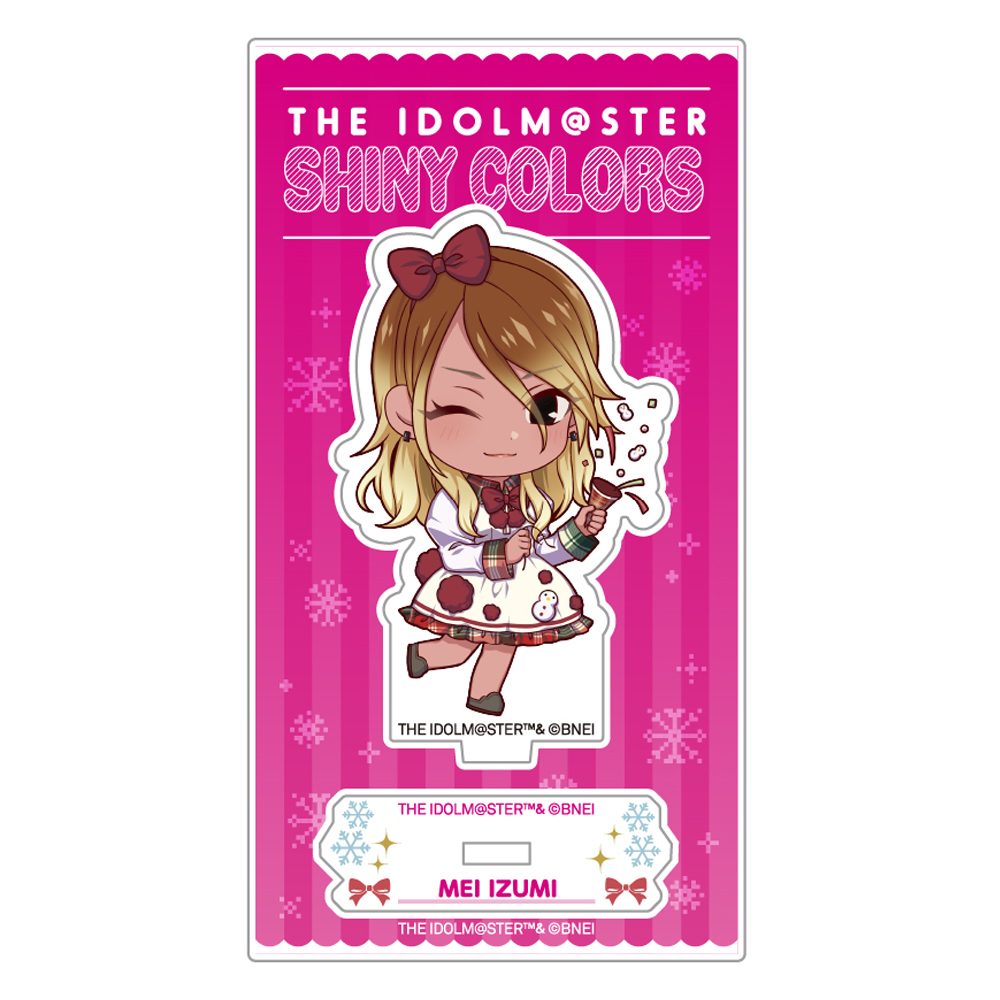 アイドルマスター シャイニーカラーズ ミニキャラアクリルスタンド 和泉愛依 スノーマジックVer. ("The Idolmaster Shiny Colors" Mini Character Acrylic Stand Izumi Mei Snow Magic Ver.)