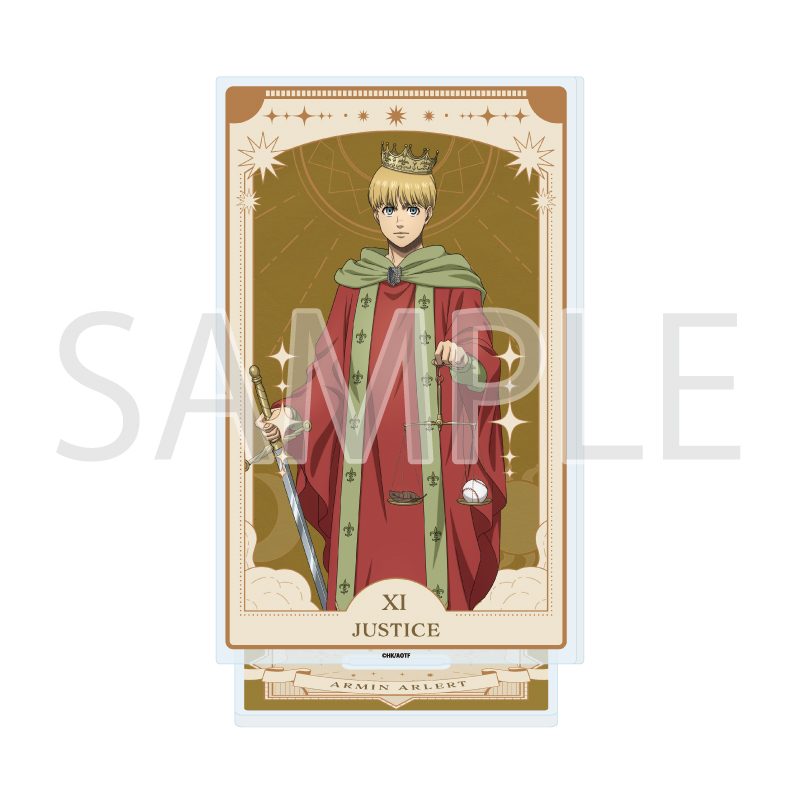 アクリルスタンド 進撃の巨人 The Final Season 14 アルミン・アルレルト タロットVer.(描き下ろしイラスト) (Acrylic Stand "Attack on Titan The Final Season" 14 Armin Arlert Tarot Ver. (Original Illustration))