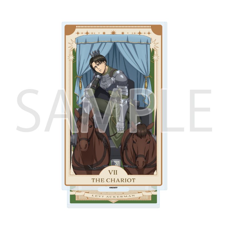 アクリルスタンド 進撃の巨人 The Final Season 15 リヴァイ・アッカーマン タロットVer.(描き下ろしイラスト) (Acrylic Stand "Attack on Titan The Final Season" 15 Levi Ackerman Tarot Ver. (Original Illustration))
