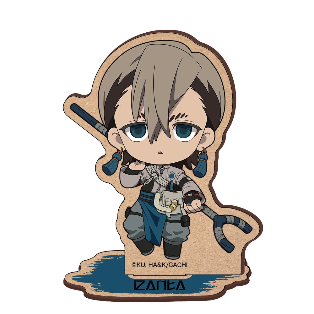 ガチアクタ 木製キャラスタンド ミニキャラ ザンカ ("Gachiakuta" Wooden Chara Stand Mini Character Zanka)