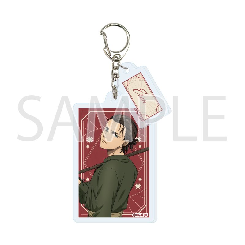 パーツ付きアクリルキーホルダー 進撃の巨人 The Final Season 05 エレン・イェーガー タロットVer.(描き下ろしイラスト) (Acrylic Key Chain with Parts "Attack on Titan The Final Season" 05 Eren Yeager Tarot Ver. (Original Illustration))