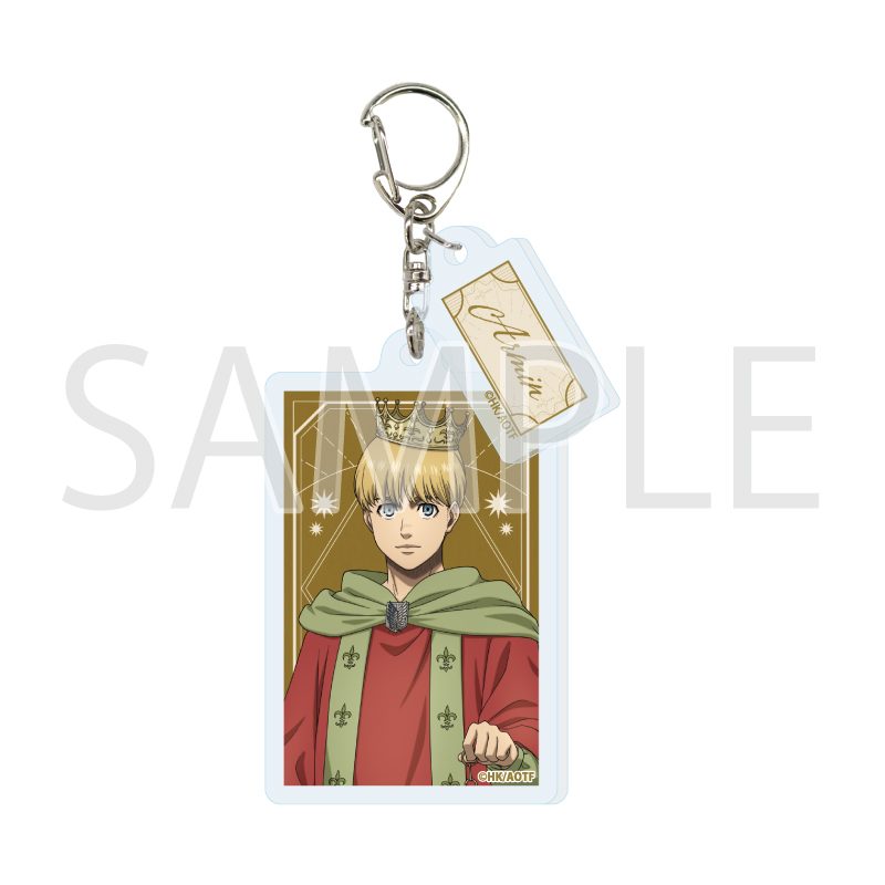 パーツ付きアクリルキーホルダー 進撃の巨人 The Final Season 06 アルミン・アルレルト タロットVer.(描き下ろしイラスト) (Acrylic Key Chain with Parts "Attack on Titan The Final Season" 06 Armin Arlert Tarot Ver. (Original Illustration))
