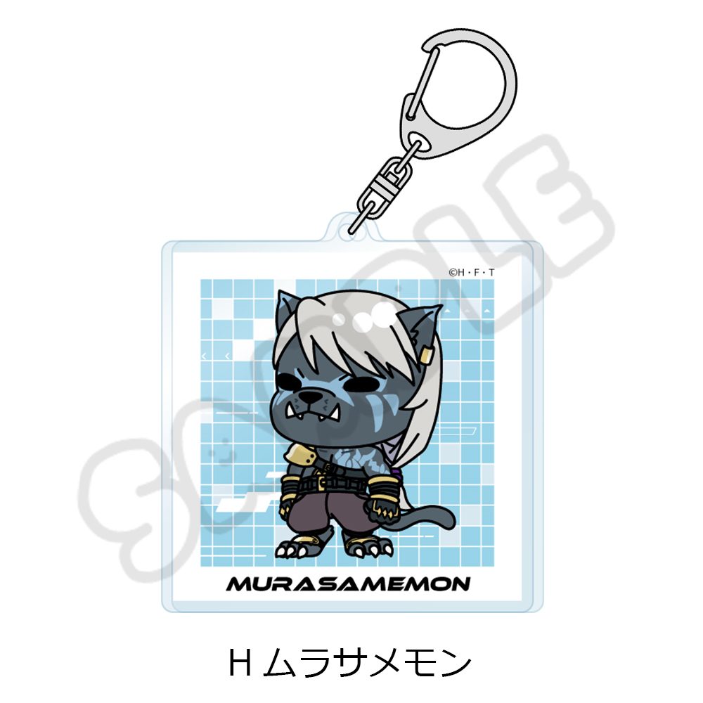 DIGIMON BEATBREAK アクリルキーホルダー H ムラサメモン ("DIGIMON BEATBREAK" Acrylic Key Chain H Murasamemon)