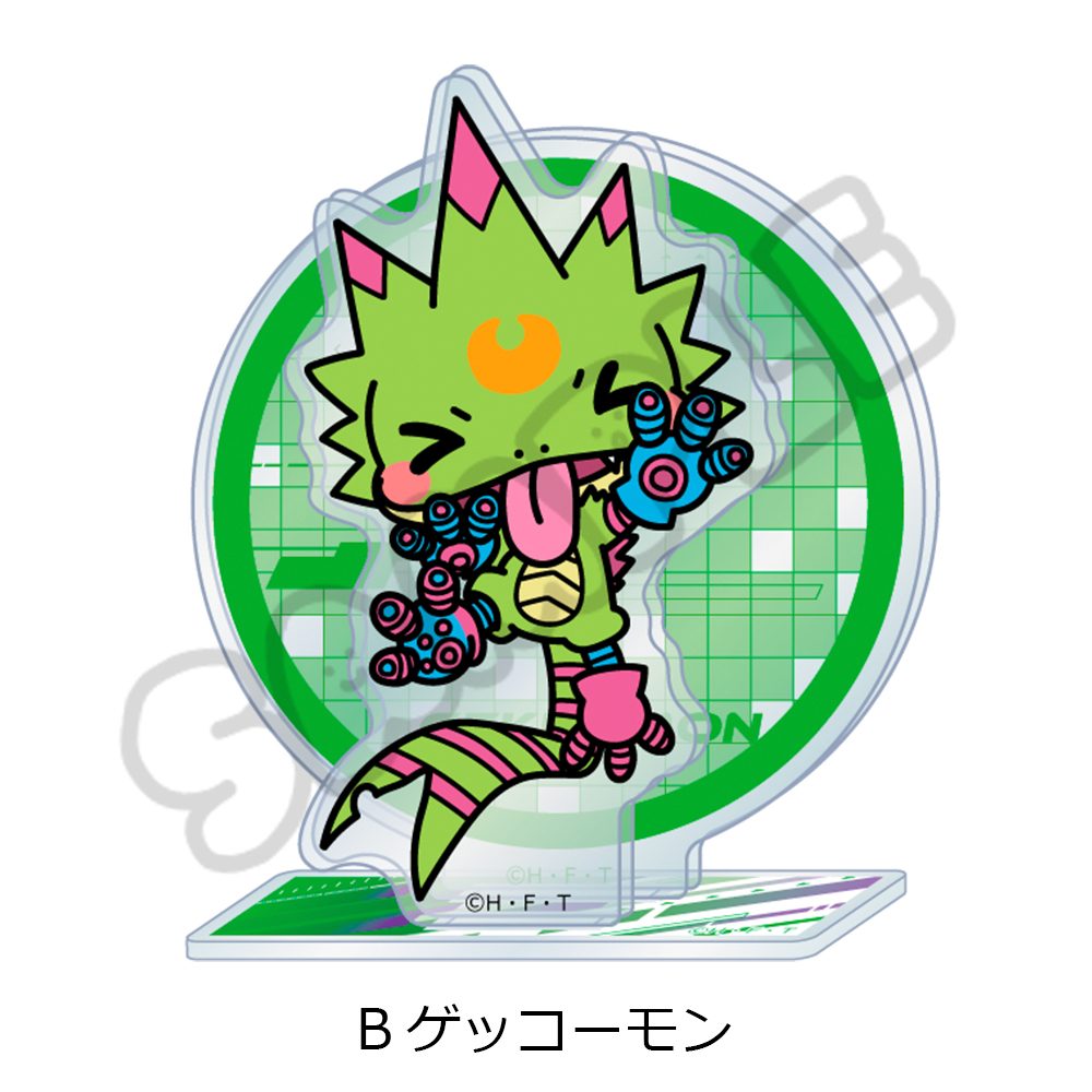 DIGIMON BEATBREAK アクリルスタンド B ゲッコーモン ("DIGIMON BEATBREAK" Acrylic Stand B Gekkomon)