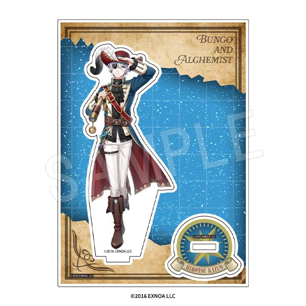 文豪とアルケミスト アクリルスタンド 海賊風衣装Ver. 広津和郎 ("Bungo to Alchemist" Acrylic Stand Pirate Style Costume Ver. Hirotsu Kazuo)