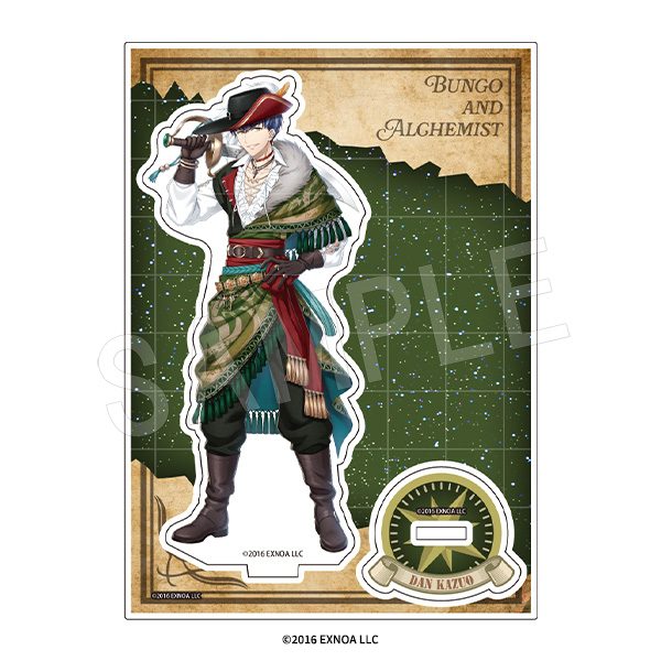 文豪とアルケミスト アクリルスタンド 海賊風衣装Ver. 檀一雄 ("Bungo to Alchemist" Acrylic Stand Pirate Style Costume Ver. Dan Kazuo)