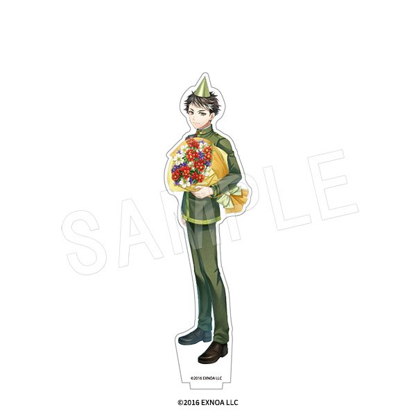 文豪とアルケミスト アクリルフィギュアスタンド 花の贈り物異装Ver. 三好達治 ("Bungo to Alchemist" Acrylic Figure Stand Flower Gift Wear Ver. Miyoshi Tatsuji)