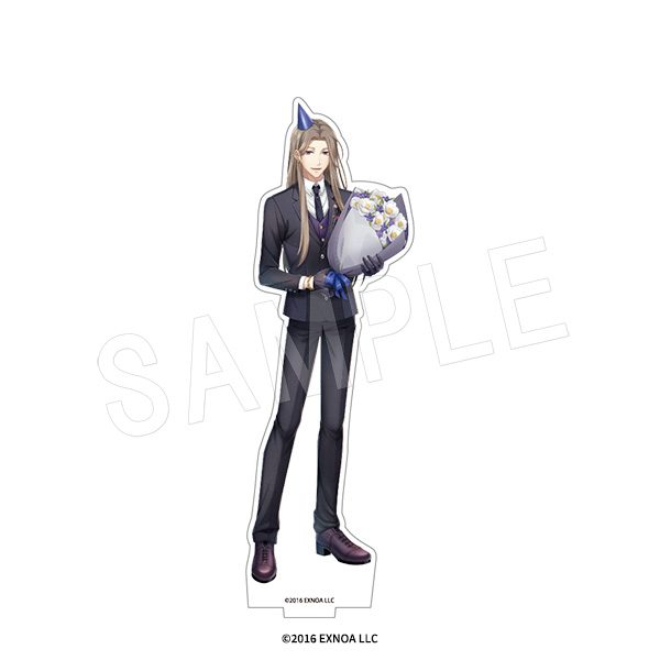 文豪とアルケミスト アクリルフィギュアスタンド 花の贈り物異装Ver. 夢野久作 ("Bungo to Alchemist" Acrylic Figure Stand Flower Gift Wear Ver. Yumeno Kyusaku)