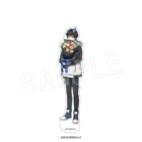 文豪とアルケミスト アクリルフィギュアスタンド 花の贈り物異装Ver. 尾崎放哉 ("Bungo to Alchemist" Acrylic Figure Stand Flower Gift Wear Ver. Ozaki Housai)