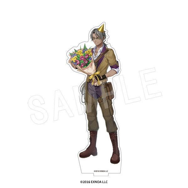 文豪とアルケミスト アクリルフィギュアスタンド 花の贈り物異装Ver. 柳田國男 ("Bungo to Alchemist" Acrylic Figure Stand Flower Gift Wear Ver. Yanagita Kunio)