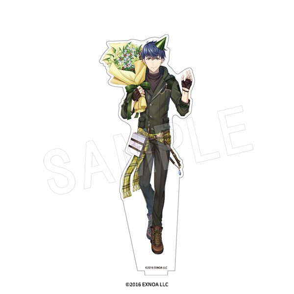 文豪とアルケミスト アクリルフィギュアスタンド 花の贈り物異装Ver. 檀一雄 ("Bungo to Alchemist" Acrylic Figure Stand Flower Gift Wear Ver. Dan Kazuo)