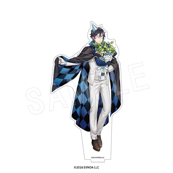 文豪とアルケミスト アクリルフィギュアスタンド 花の贈り物異装Ver. 江戸川乱歩 ("Bungo to Alchemist" Acrylic Figure Stand Flower Gift Wear Ver. Edogawa Rampo)