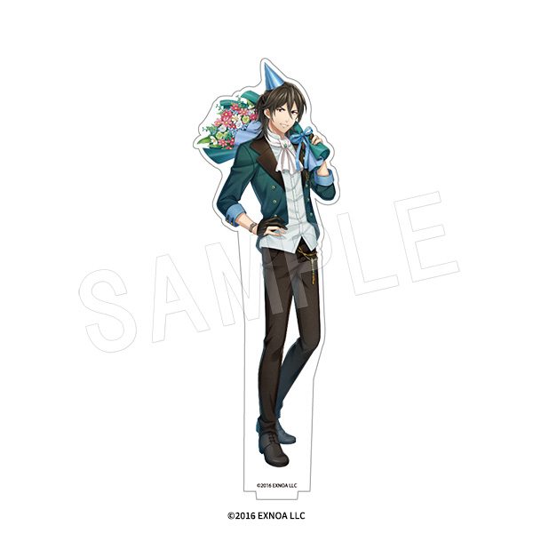 文豪とアルケミスト アクリルフィギュアスタンド 花の贈り物異装Ver. 菊池寛 ("Bungo to Alchemist" Acrylic Figure Stand Flower Gift Wear Ver. Kikuchi Kan)