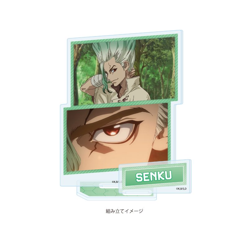 アクリルスタンドプレート Dr.STONE 08 石神千空(場面写イラスト) (Acrylic Stand Plate "Dr. Stone" 08 Ishigami Senku (Scenes Illustration))