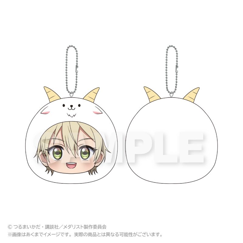 メダリスト まるめいつクッションキーホルダー 八木夕凪 ("Medalist" Marumates Cushion Key Chain Yagi Yuna)