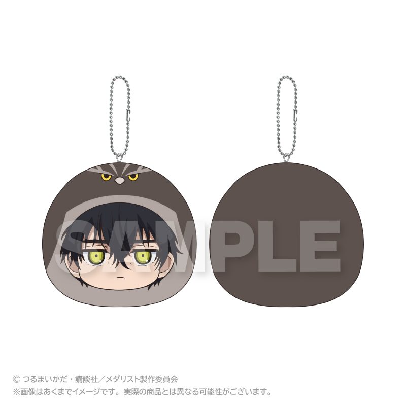 メダリスト まるめいつクッションキーホルダー 夜鷹純 ("Medalist" Marumates Cushion Key Chain Yodaka Jun)