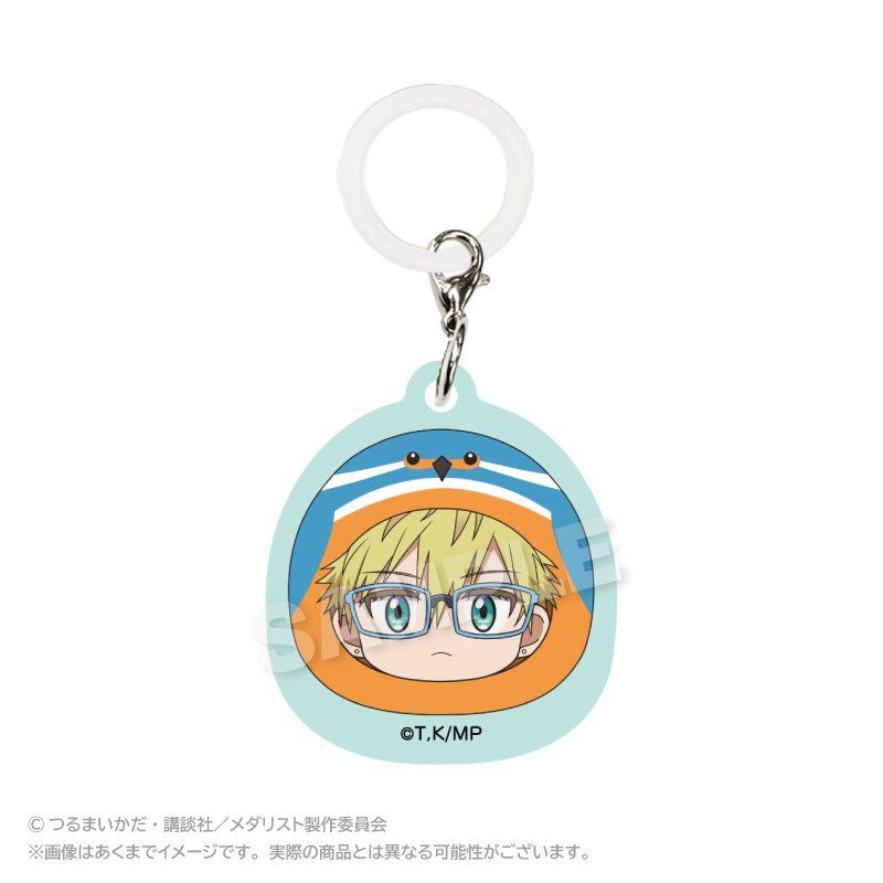 メダリスト まるめいつチャーム 鴗鳥理凰 ("Medalist" Marumates Charm Sonidori Rio)