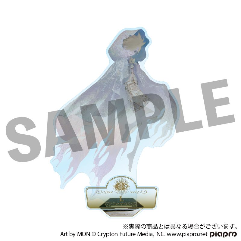 STEAKA ヲチラレ 初音ミク×オバケン Afterparty BIGアクリルスタンド エル (STEAKA Wochirare Hatsune Miku x Obaken Afterparty Big Acrylic Stand L)
