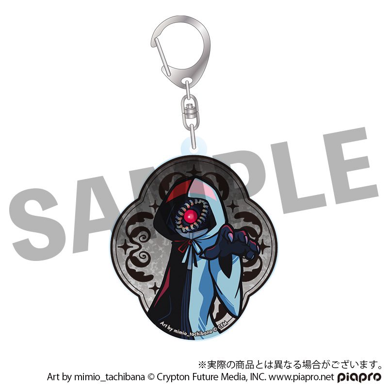 STEAKA ヲチラレ 初音ミク×オバケン Afterparty デフォルメアクリルキーホルダー オセロ (STEAKA Wochirare Hatsune Miku x Obaken Afterparty Deformed Acrylic Key Chain Othello)