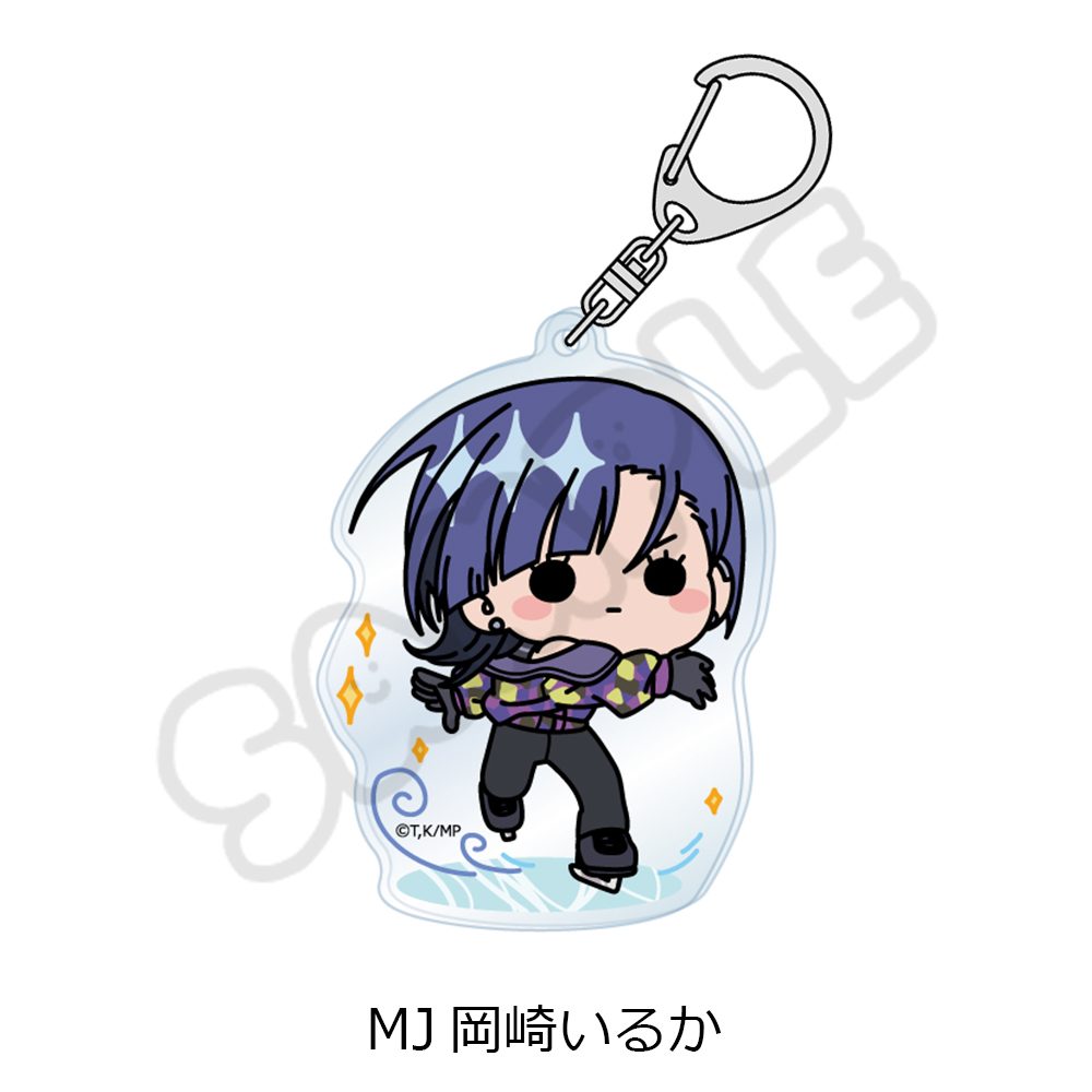 メダリスト アクリルキーホルダー MJ 岡崎いるか ("Medalist" Acrylic Key Chain MJ Okazaki Iruka)
