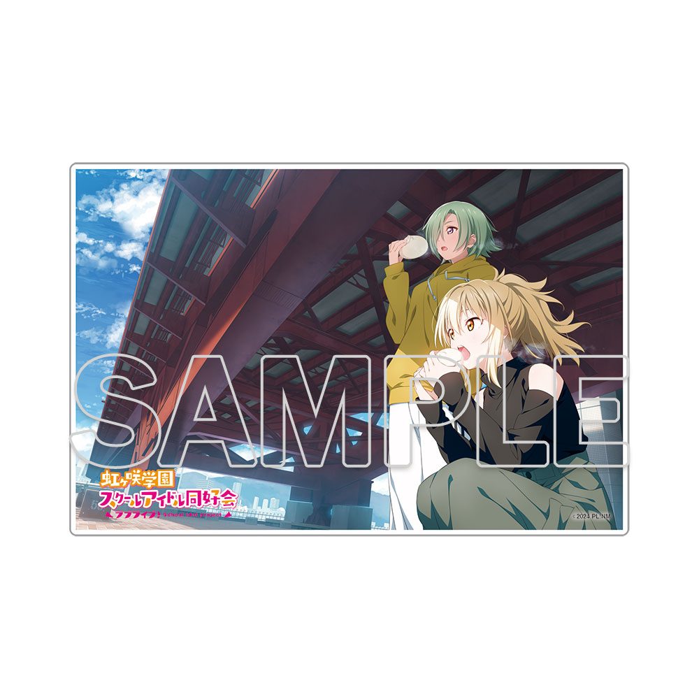 ラブライブ!虹ヶ咲学園スクールアイドル同好会 ミニアクリルプレート 愛&ミア ("Love Live! Nijigasaki High School Idol Club" Mini Acrylic Plate Ai & Mia)