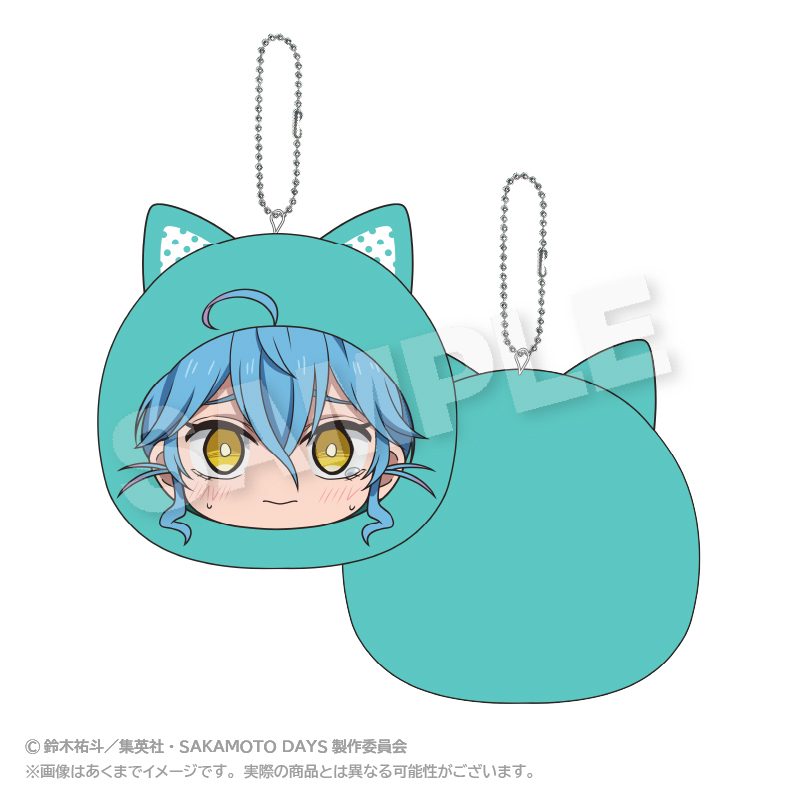SAKAMOTO DAYS クッションキーホルダー アニマルパーカーVer. 赤尾晶 ("Sakamoto Days" Cushion Key Chain Animal Hoodie Ver. Akao Akira)