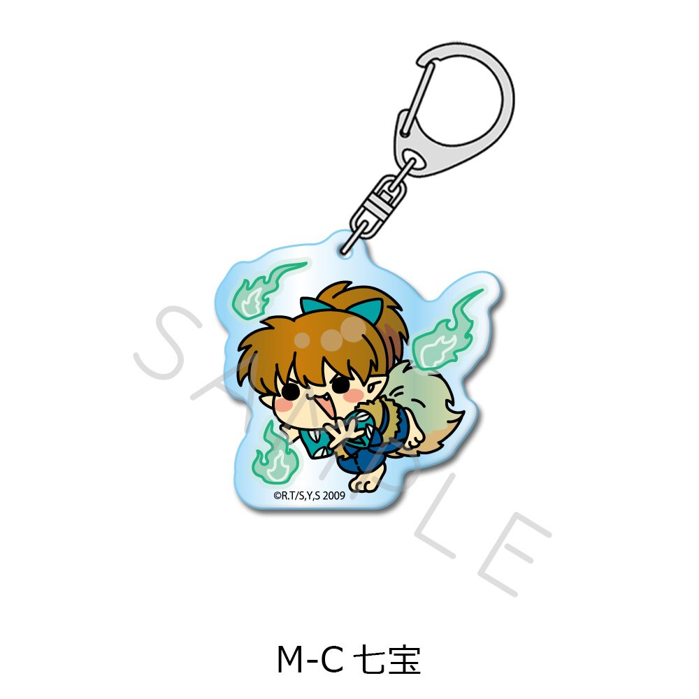 犬夜叉 アクリルキーホルダー M-C 七宝 ("InuYasha" Acrylic Key Chain M-C Shippo)