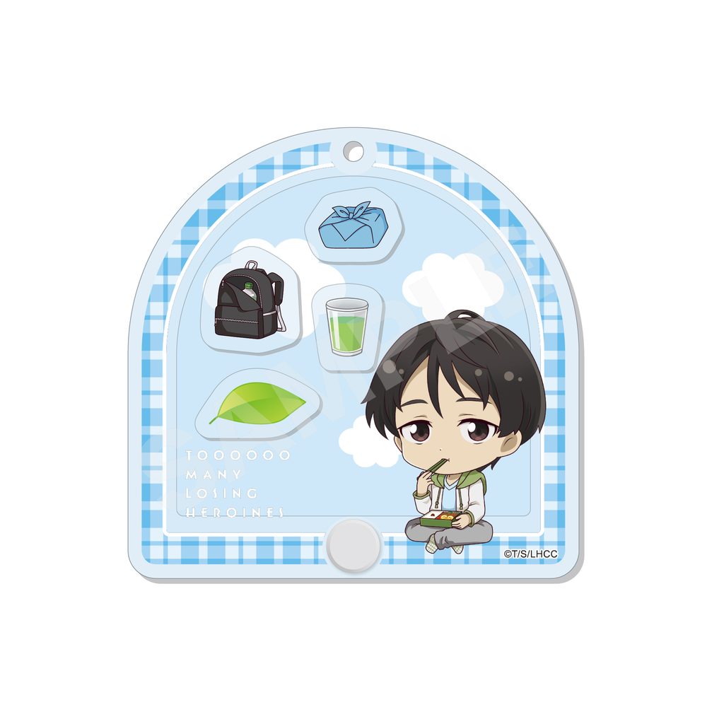 負けヒロインが多すぎる! シャカシャカアクキー 01 温水和彦 ("Too Many Losing Heroines!" Shakashaka Acrylic Key Chain 01 Nukumizu Kazuhiko)