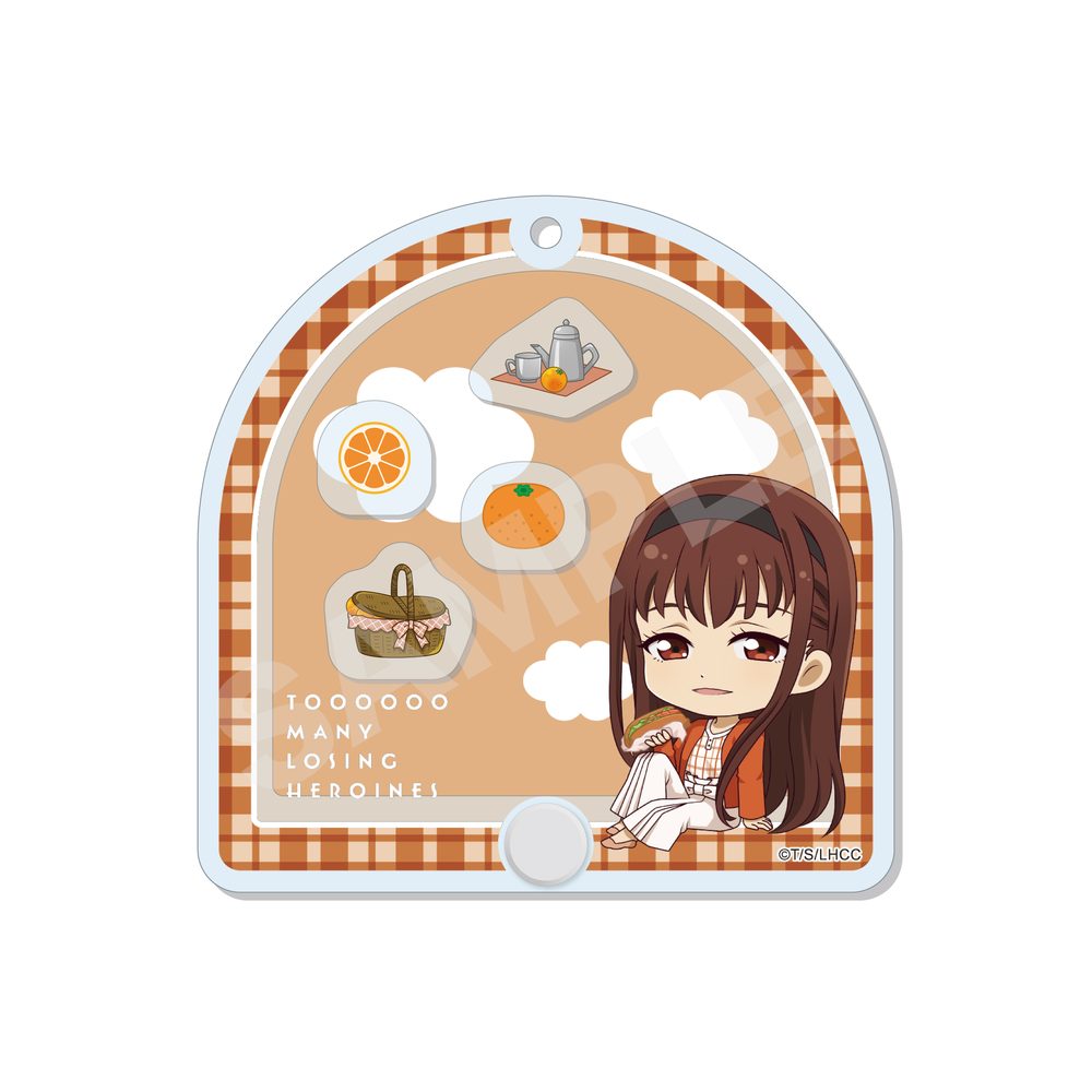 負けヒロインが多すぎる! シャカシャカアクキー 08 放虎原ひばり ("Too Many Losing Heroines!" Shakashaka Acrylic Key Chain 08 Hokobaru Hibari)