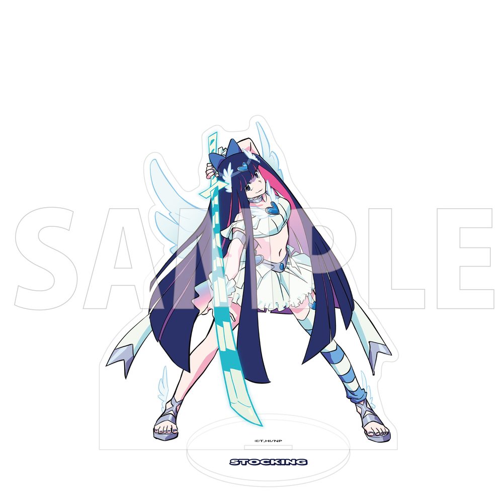 New PANTY & STOCKING with GARTERBELT アクリルスタンドフィギュア リアル等身Ver. ストッキング ("New Panty & Stocking with Garterbelt" Acrylic Stand Figure Real Life-size Ver. Stocking)